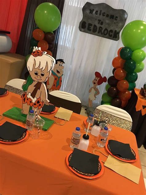 flintstones birthday party supplies|flintstones decorations for a party.